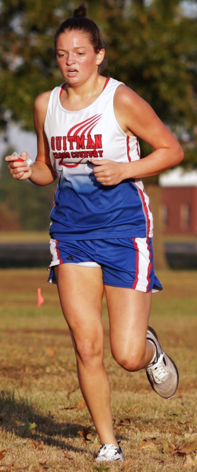 Madyson Pence of Quitman has advanced to the state cross country meet.